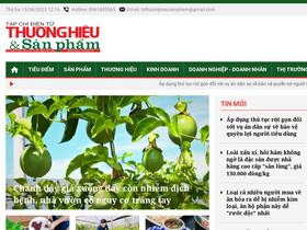 'thuonghieusanpham.vn' screenshot
