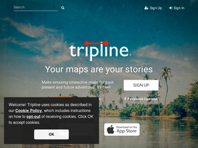 'tripline.net' screenshot