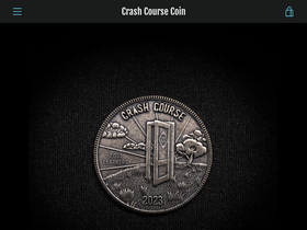 crashcoursecoin.com homepage screenshot