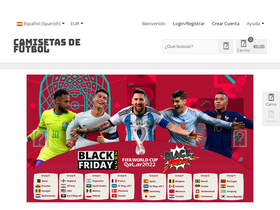 'camisetafutboles.com' screenshot