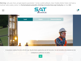 satavenue.se homepage screenshot