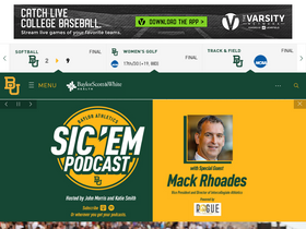 'baylorbears.com' screenshot