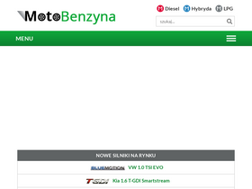 'motobenzyna.pl' screenshot