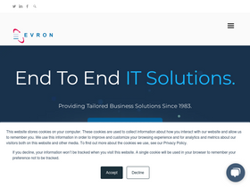 'evron.com' screenshot