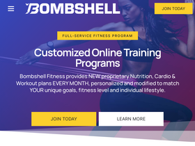'portal.bombshellfitness.com' screenshot