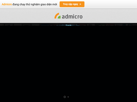 'admicro.vn' screenshot