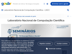 'lncc.br' screenshot