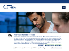 'clinea.fr' screenshot