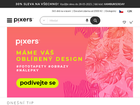 'pixers.cz' screenshot