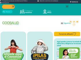 'coosalud.com' screenshot