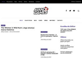 'avancegames.com.br' screenshot