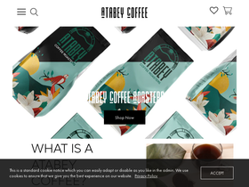 atabeycoffee.com homepage screenshot