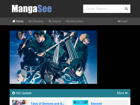 'mangasee123.com' screenshot
