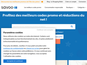 'savoo.fr' screenshot