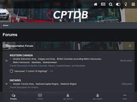 'cptdb.ca' screenshot