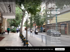 'citywalks.live' screenshot