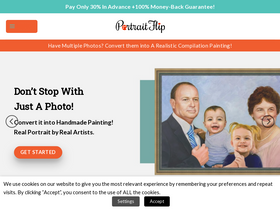 'portraitflip.com' screenshot