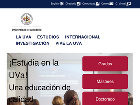 'eii.uva.es' screenshot