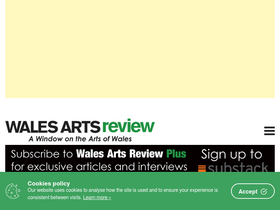 'walesartsreview.org' screenshot