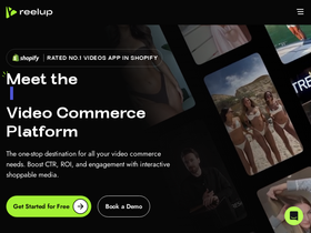Reelup website screenshot