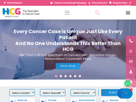 'hcgoncology.com' screenshot