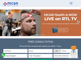 'mcanhealth.com' screenshot