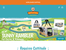 kittyrama.com homepage screenshot