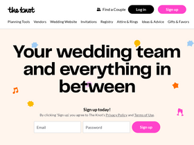 'theknot.com' screenshot