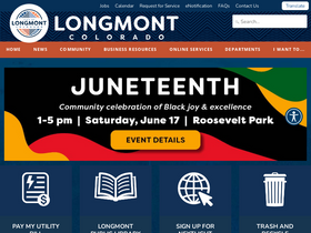 'longmontcolorado.gov' screenshot