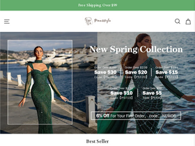 'promsstyle.com' screenshot