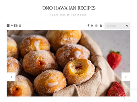 'onohawaiianrecipes.com' screenshot