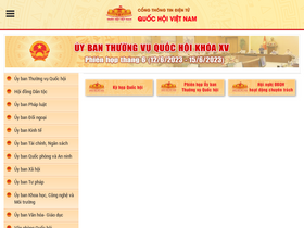 'quochoi.vn' screenshot