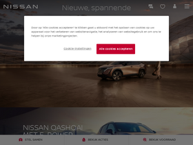 'nissan.nl' screenshot