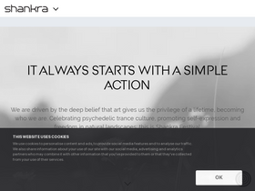 'shankrafestival.org' screenshot