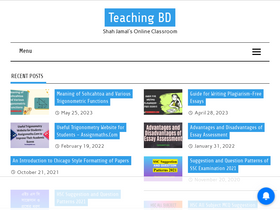 'teachingbd24.com' screenshot