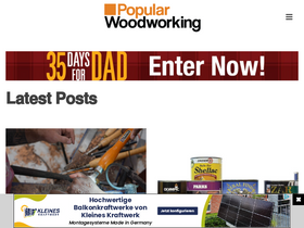 'popularwoodworking.com' screenshot