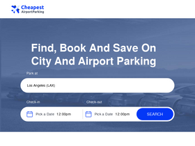 'cheapestairportparking.com' screenshot