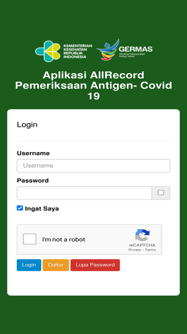 Allrecord-antigen.kemkes.go.id 的替代品和競爭對手 - 類似 Allrecord-antigen.kemkes ...
