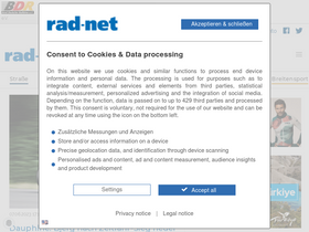 'rad-net.de' screenshot