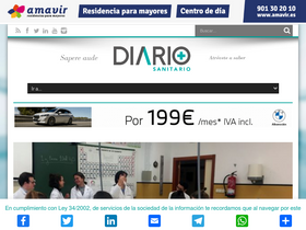 'diariosanitario.com' screenshot