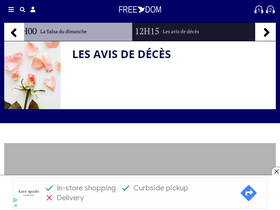 'freedom.fr' screenshot