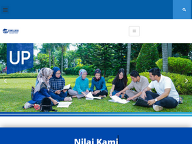 'univpancasila.ac.id' screenshot