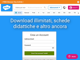 'twinkl.it' screenshot