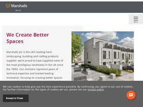 'marshalls.co.uk' screenshot