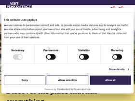 'visitpeakdistrict.com' screenshot
