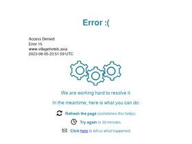 'villagehotels.asia' screenshot