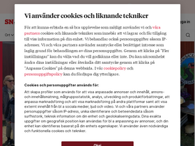 'skovdenyheter.se' screenshot