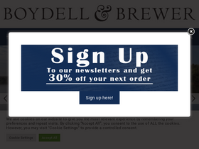 'boydellandbrewer.com' screenshot