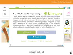 'bio-apo.de' screenshot