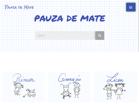 'pauzademate.ro' screenshot